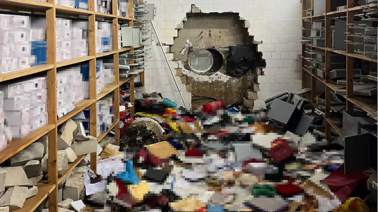 Los ladrones perforaron una pared para llegar a la cámara acorazada, vaciaron miles de cofres y dejaron a más de 2500 clientes sin respuesta mientras avanza la investigación.