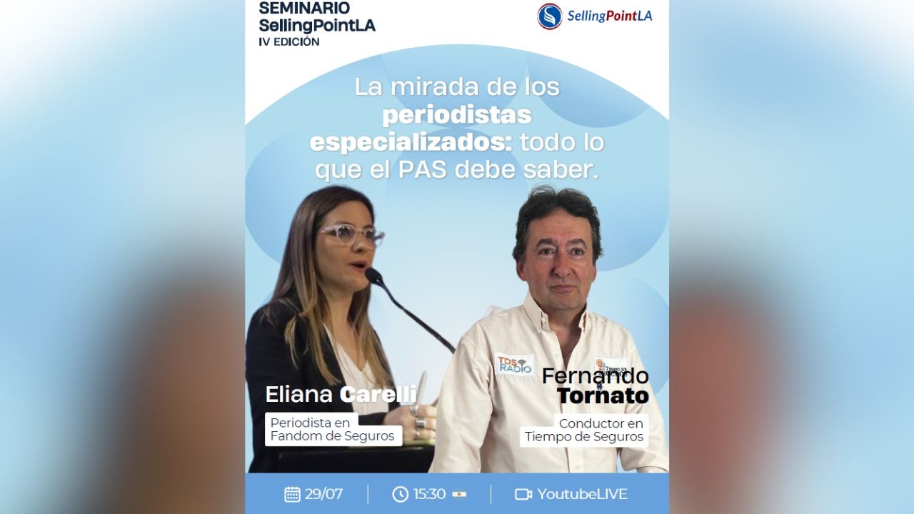 Encuentro Virtual de Formación Profesional para el Mercado Asegurador. Fechas: 29 y 30 de Julio.