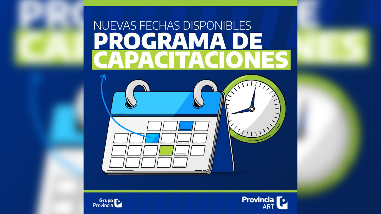 Provincia ART confirmó su cronograma de capacitaciones para el sexto mes del año con una oferta formativa para conmemorar durante todo junio el Día de la Seguridad Vial...