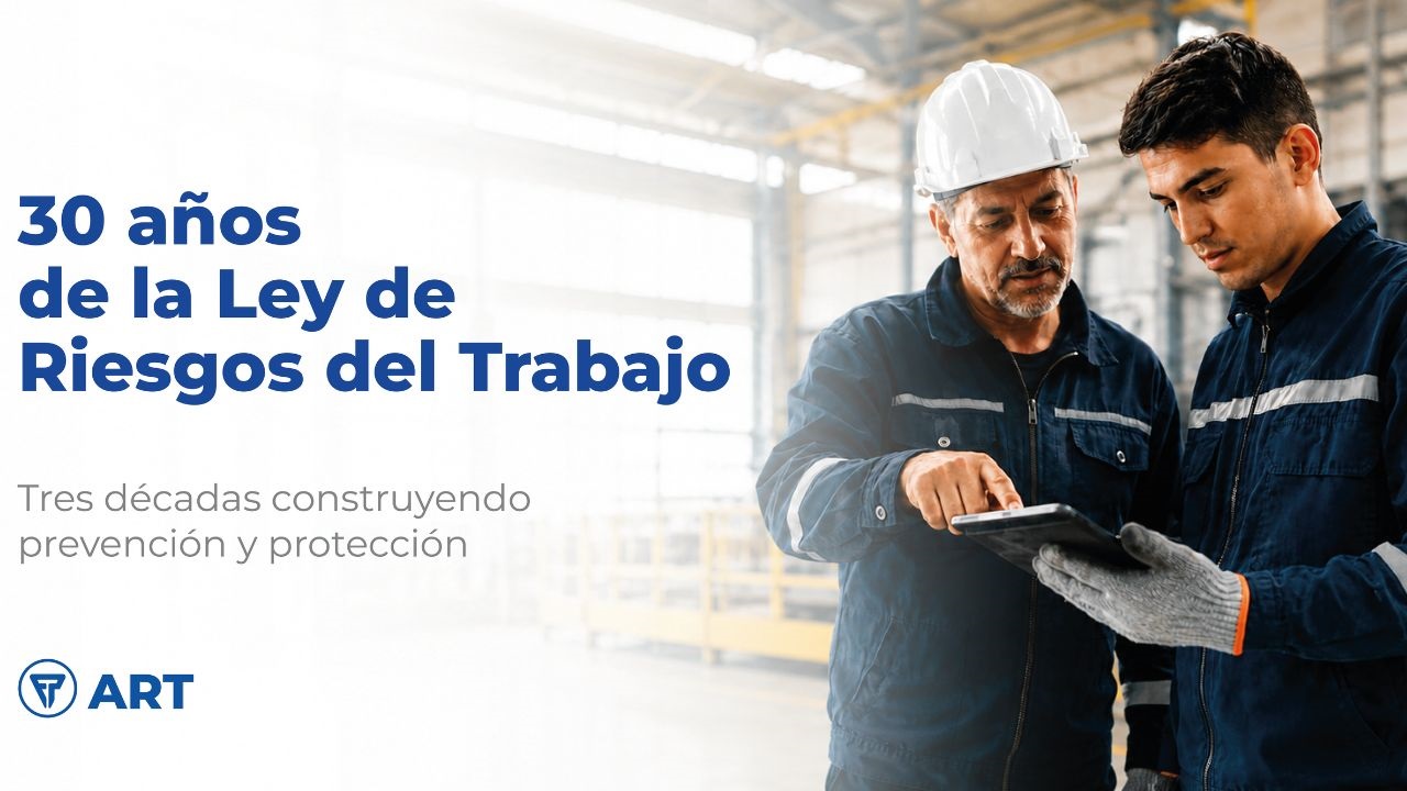 En el marco del 30° aniversario de la entrada en vigencia de la Ley de Riesgos del Trabajo N° 24.557, la compañía destaca el camino recorrido en materia de prevención.